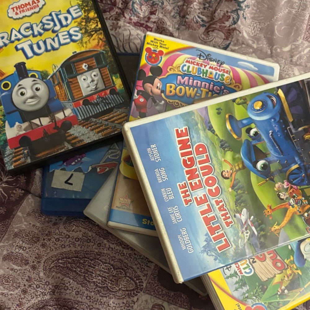 12 different dvd shows for children!
